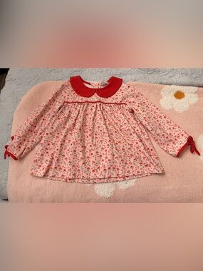 Stitchy Fish Rosie Red Buds Bloomer Set